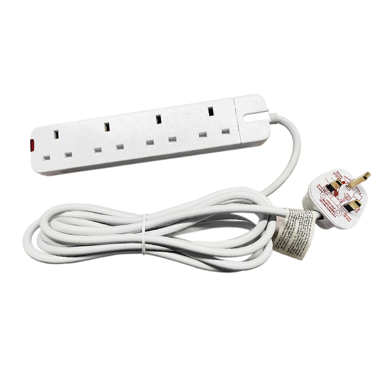 BS Extension Lead 13a UK Multi Plug