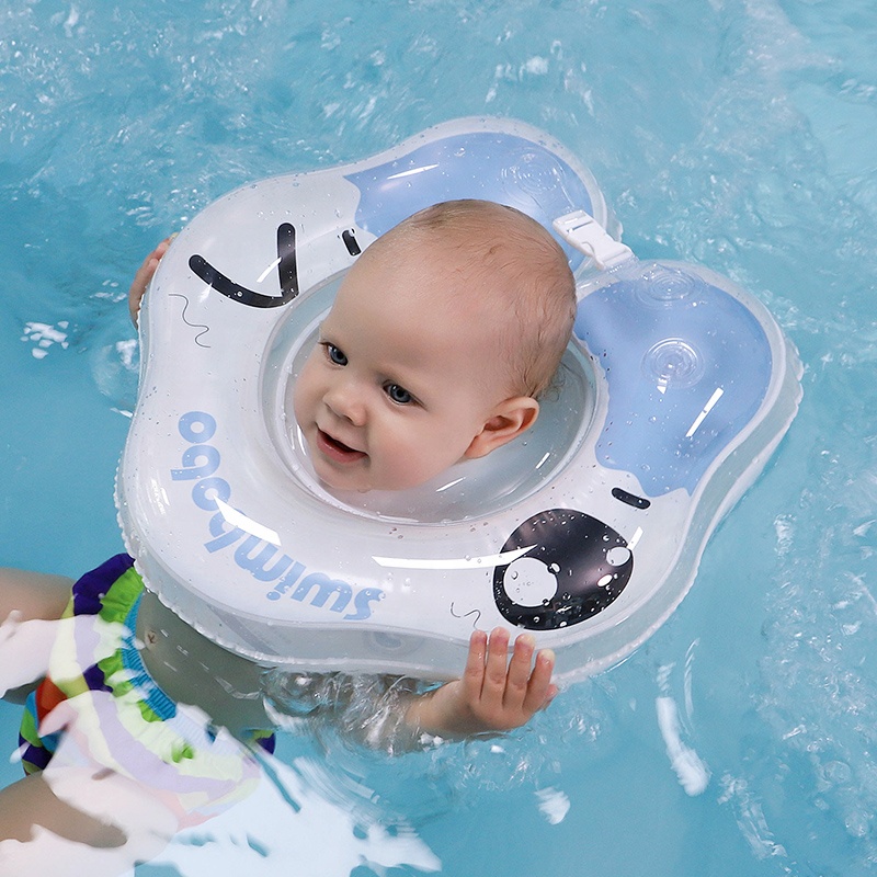 Inflatable infant swim collar neck trainer ring float new quality accessories swimming ring baby neck float