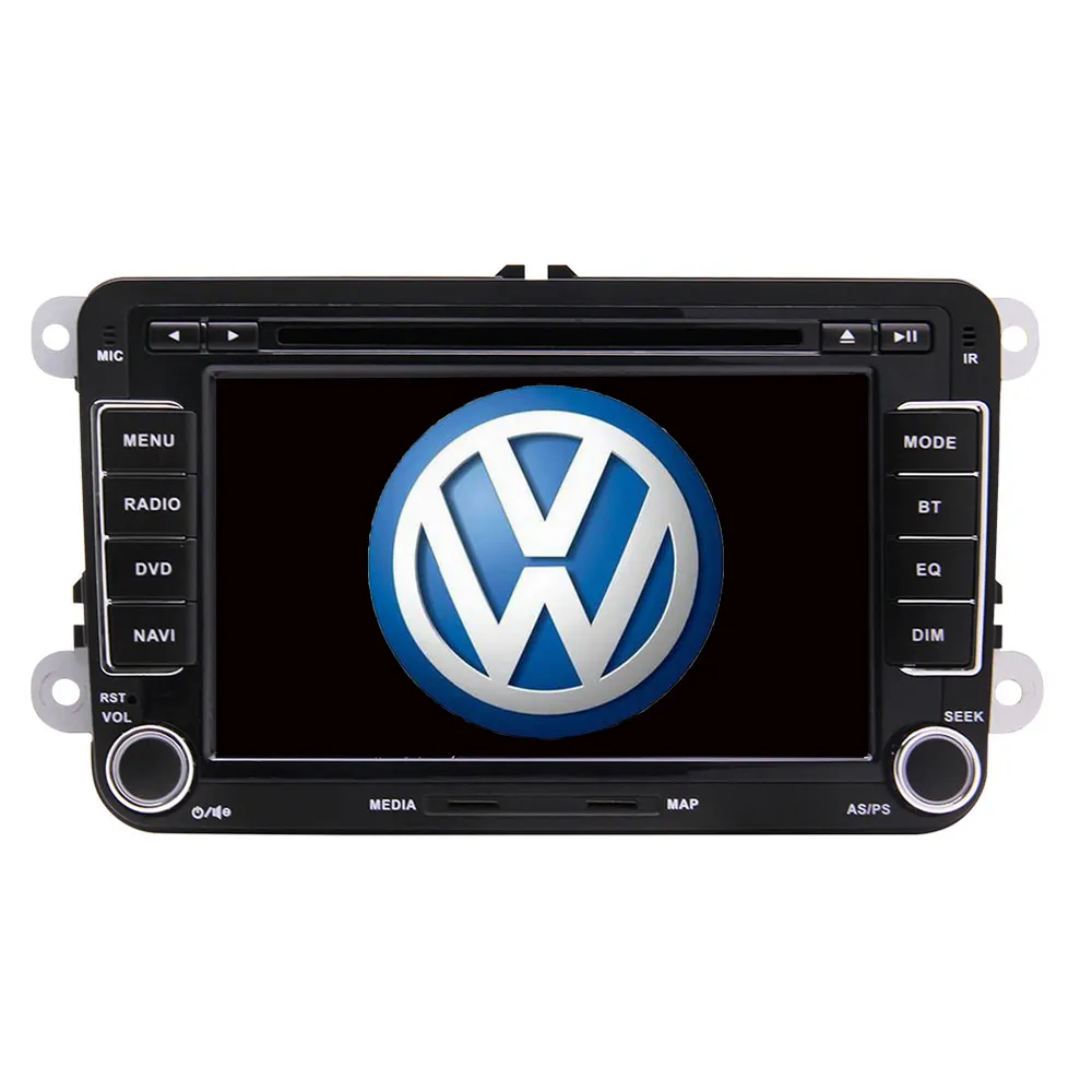Автомобильный DVD-плеер 2Din 7 дюймов Android 10,0 для VW Golf Polo Beetle с беспроводным GPS Поддержка FM/AM RDS Mirror Link Cam-In SWC USB