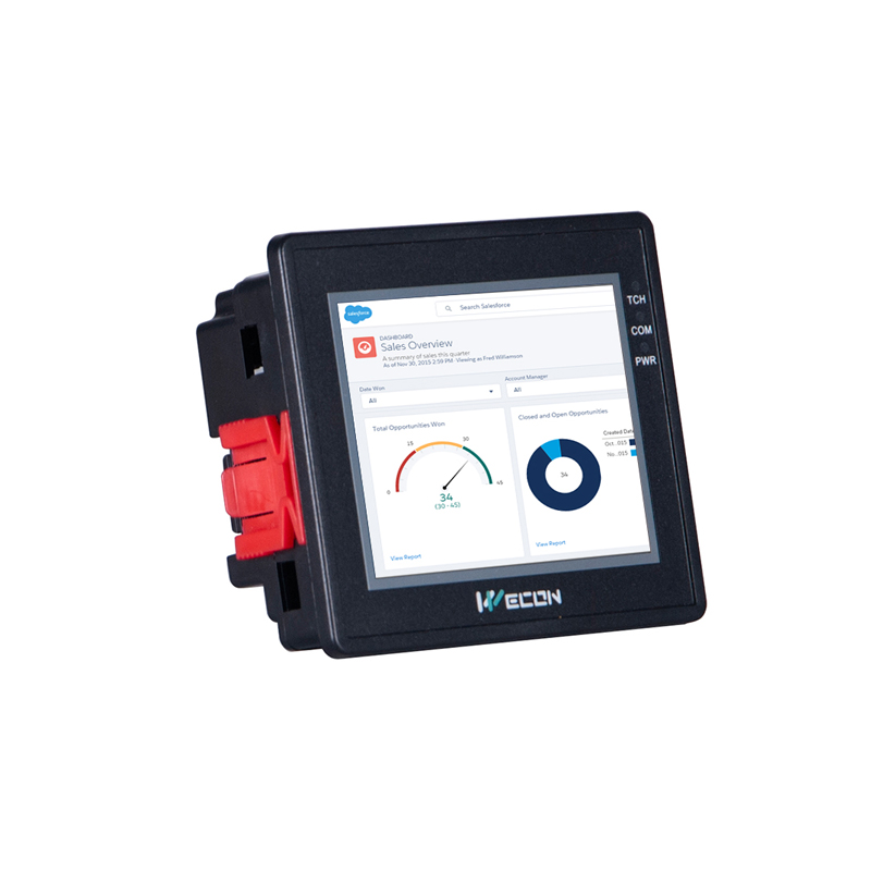 Wecon 3,5 дюймов интерфейс человек-машина (HMI) с большинством ПЛК поддержка малых машины для производства