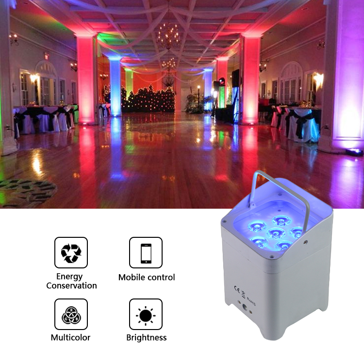 Наружный Аккумуляторный беспроводной rgb dj dmx s9 rgbw светодиодный uplight с чехлом