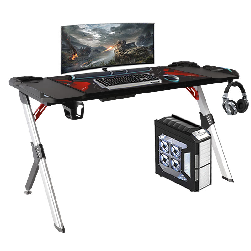 TWOBLUE Hot Sale Gamer Computer Desk E-sports Racing Style Black Y Home Office Gaming Desk Table For Gamer