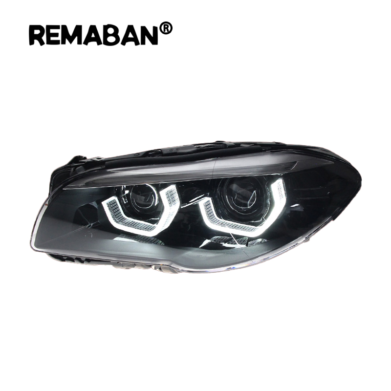 Стайлинг автомобиля для BMW F10 F11 F18 2011-2017 фары 520i 525i 530i все светодиодные фары DRL Проекционные линзы автомобильные аксессуары