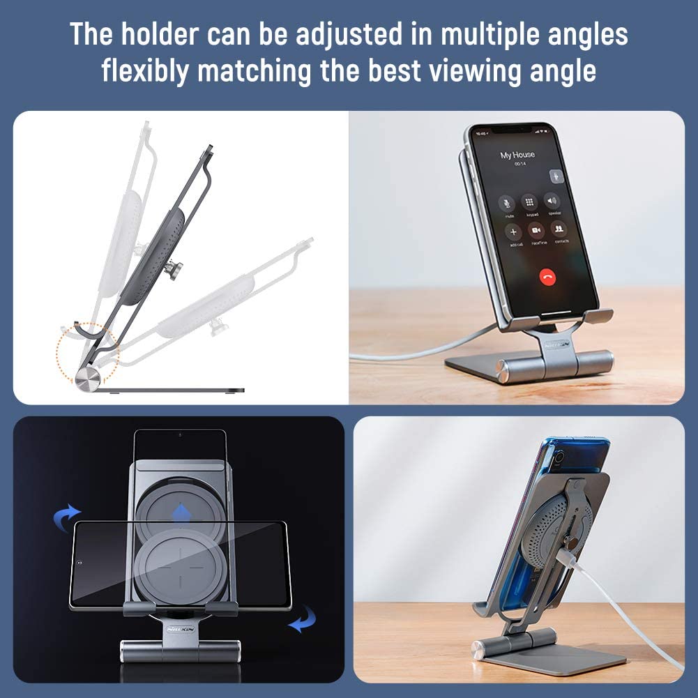 Nillkin wireless charger stand 15W mobile phone charger for iphone 12 phone stand removable charging stand