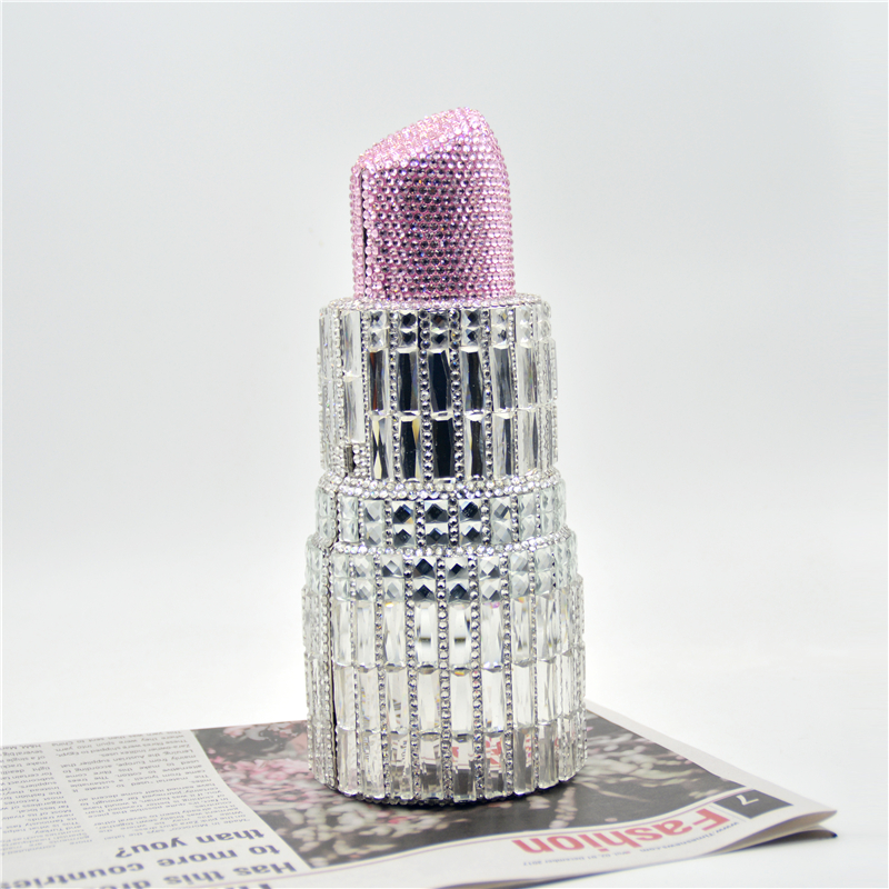 Wholesale Luxury Hot Sale Rhinestone Clutch Crystal Purses Evening Bags Handbag Wedding Diamond Bags Lipstick Purse