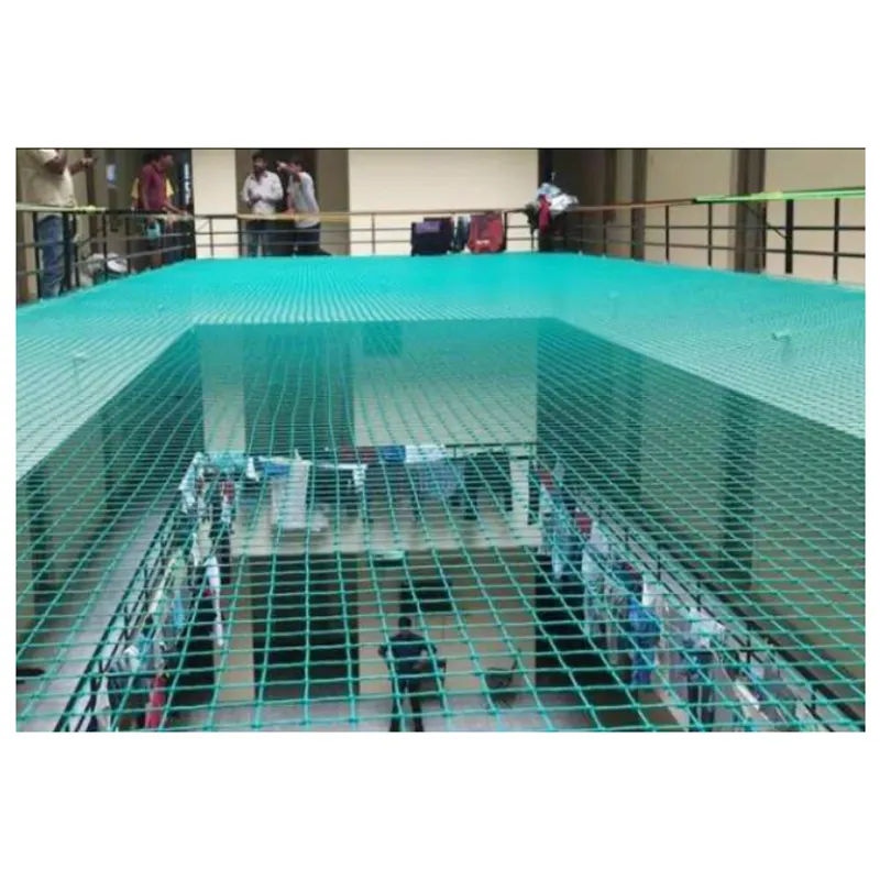 UV resistance green construction safety net with edge rope price for wholesale