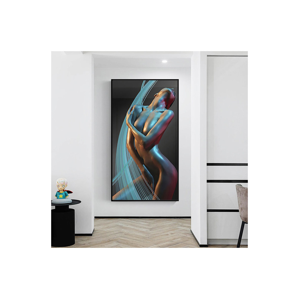 2021 High quality crystal porcelain glass painting large wall art crystal paintings for living room