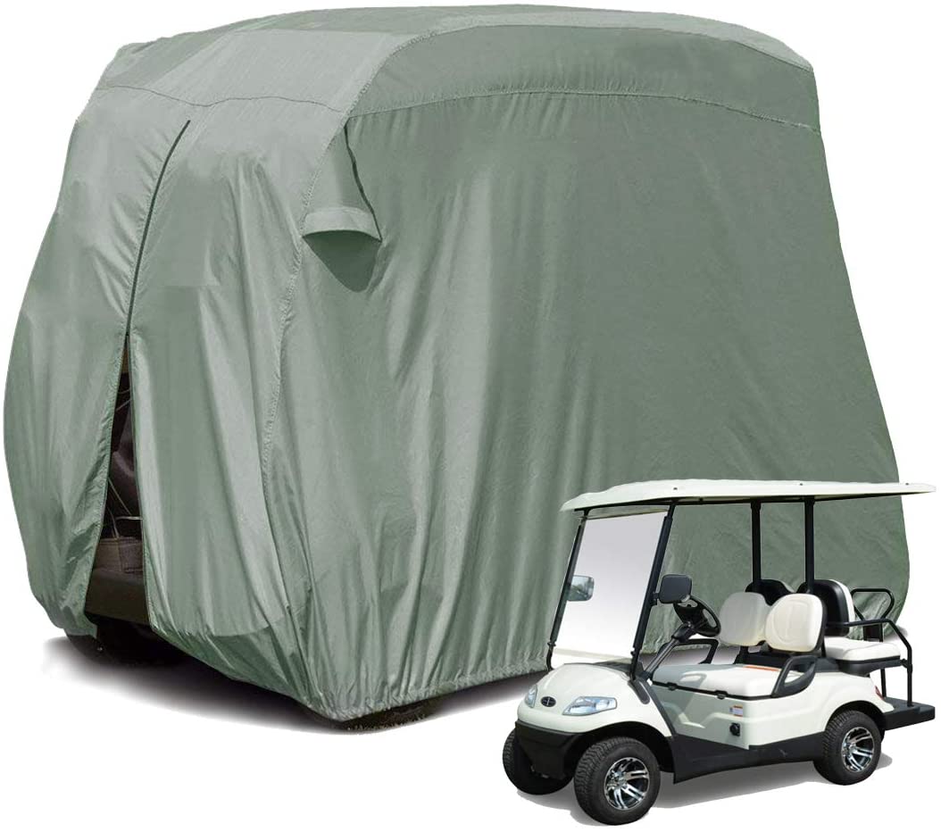New products premium 420D oxford 2 seats golf cart rain cover with doors for cold weather