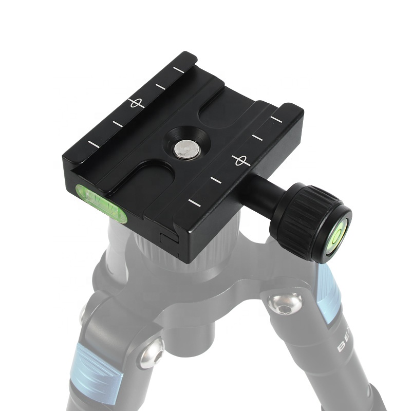 QR-60 Quick Release Plate Clamp Holder Outdoor Photography Accessories Camera Attachment Clamp Holder Tripod Monopod Adapter