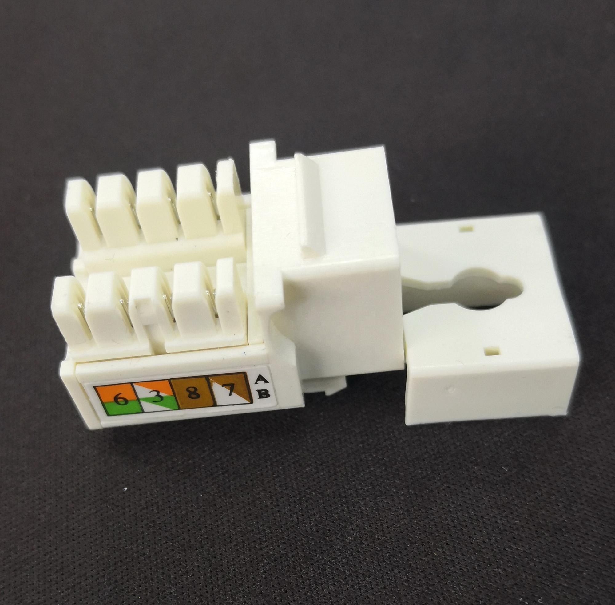 Cat6 cat6a utp 180 градусов безинструментальный keystone jack rj45 Модуль jack от производителя