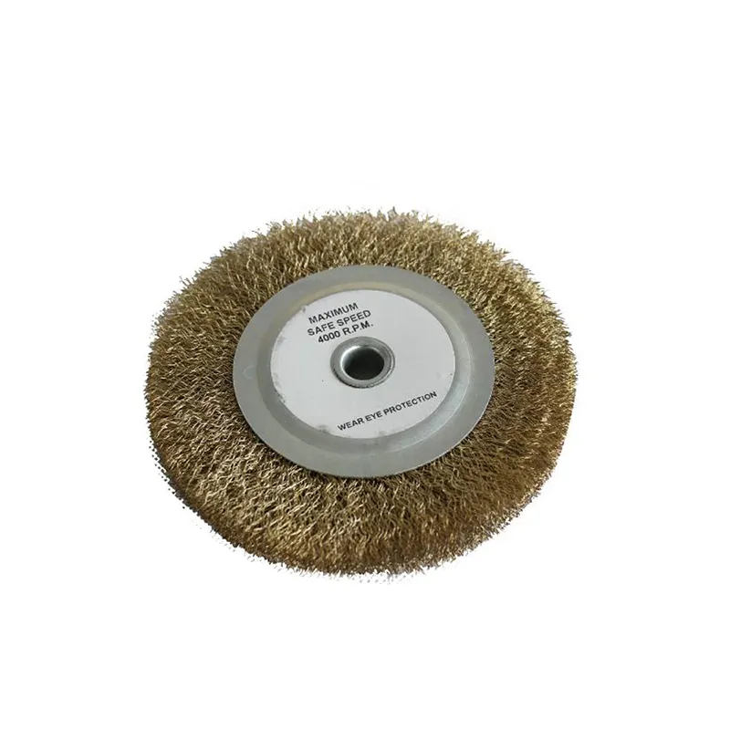 Heavy duty bench grinder surface polishing machine parts 8 inch 10 inch grinding wheels spiral sewn buffing soft wheel
