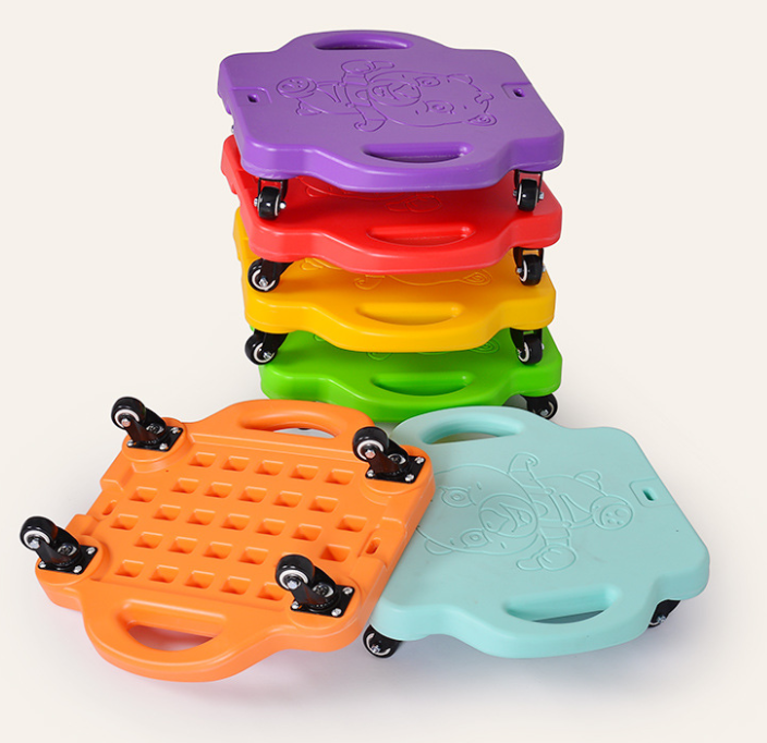 Hot Sale Children Plastic Four-wheel Scooter Kindergarten Early Education Training Balance Scooter