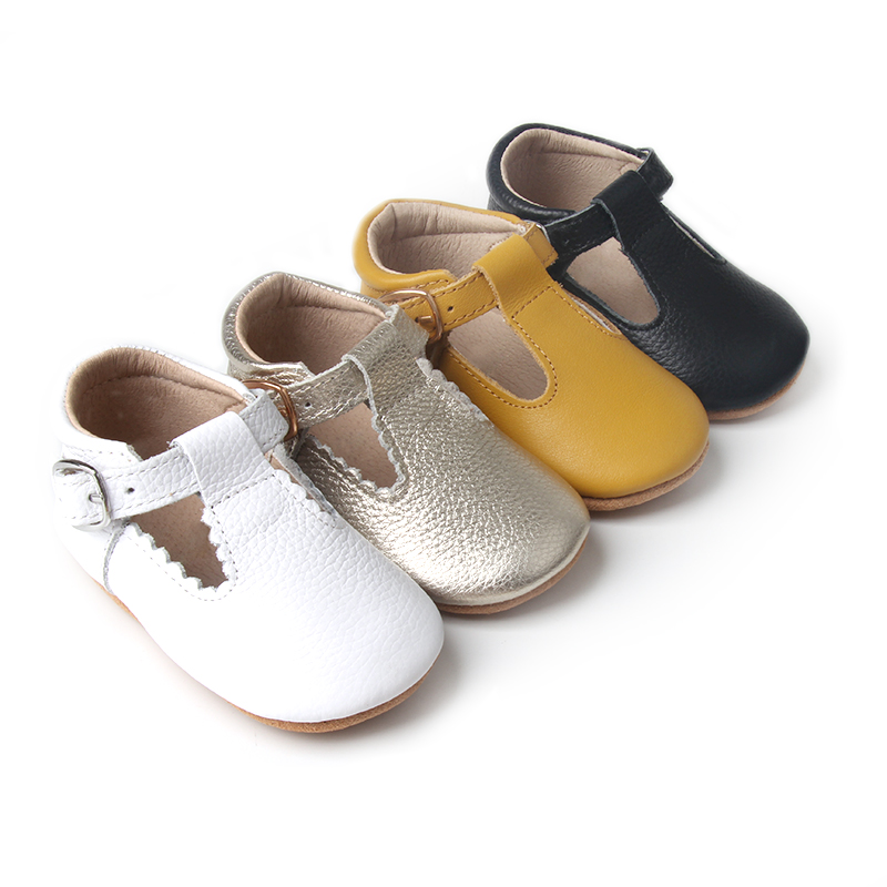 Handmade Breathable Leather Fancy Wholesale Soft Soles Baby Girl Shoes