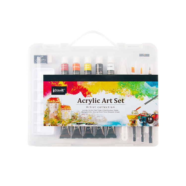LANGTERM Manufacturer Acrylic Art Paint Brushes Set for Artist Student Painting Drawing