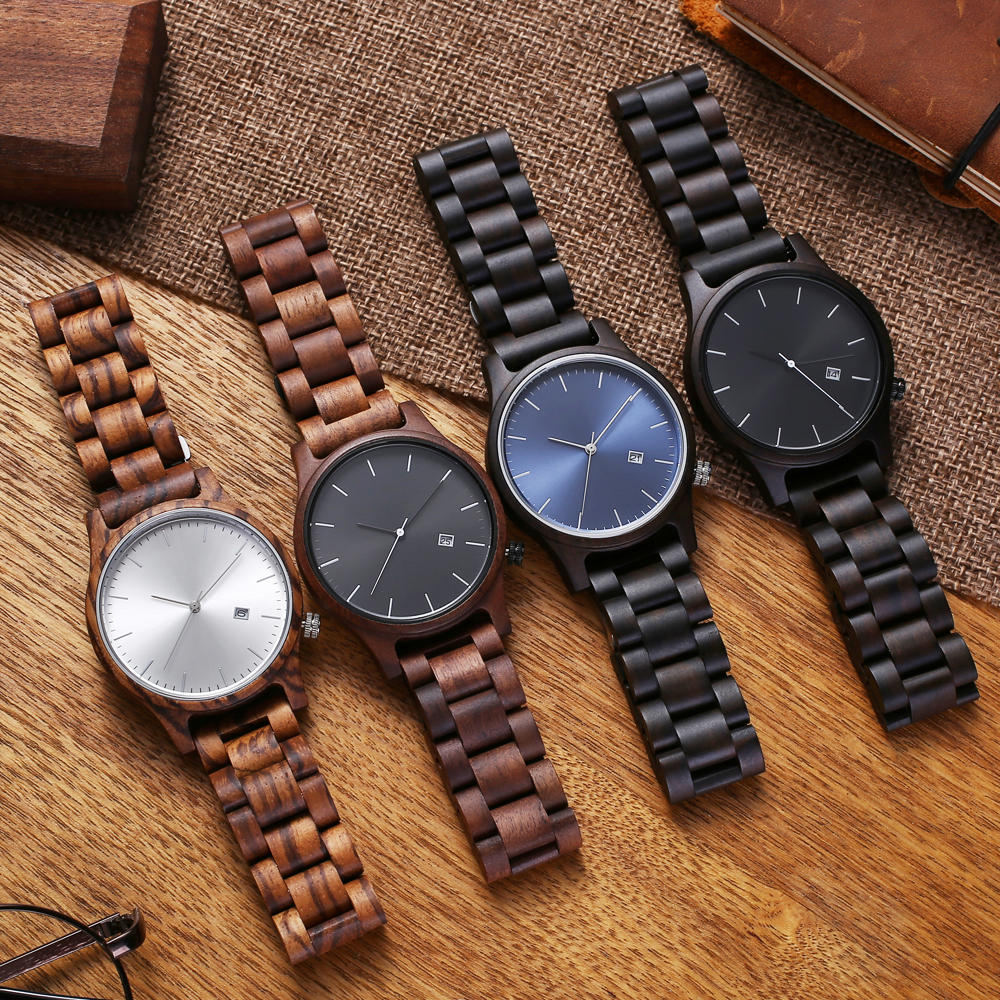 ROYAL BEAR custom waterproof wholesale light wood watches men luxury
