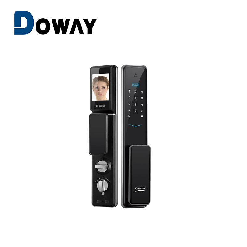Wifi Password Fingerprint Available Tuya APP Remote Electric Door Lock Smart Locks With Camera