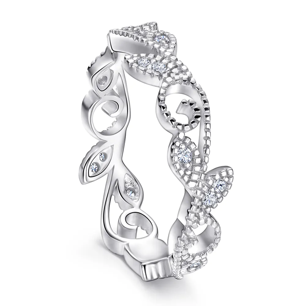SKA Custom Designs Zircon engagement wedding rings jewelry women S925 Sterling Silver Ring