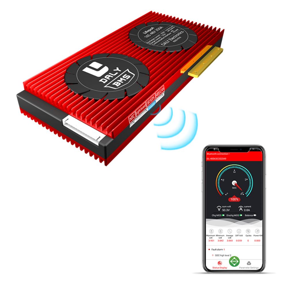 Оптовая продажа, низкая цена, литиевая батарея Bms Lifepo4 16S 48V 250A Smart Bms 16S Lifepo4