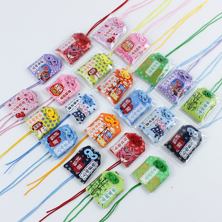 Omamori молитвенный амулет для красоты удачи безопасный для здоровья Прозрачный чехол для богатства защитный талисман подвеска брелок подарок для пары