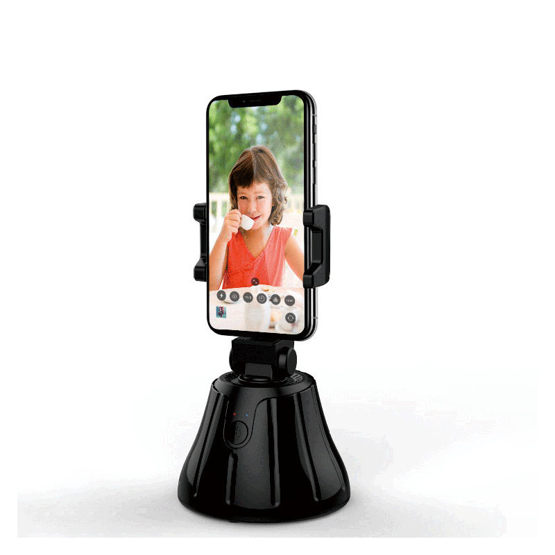 Best sellers 2021 Selfie Stick 360 Auto Tracking Phone Holder Intelligent Smart Face Shooting Live Stream Tripod Lithium