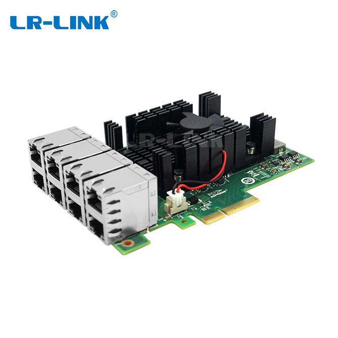 Pci express сервер Intel I350 чипсет 8 портов Gigabit ethernet rj45 сетевая карта