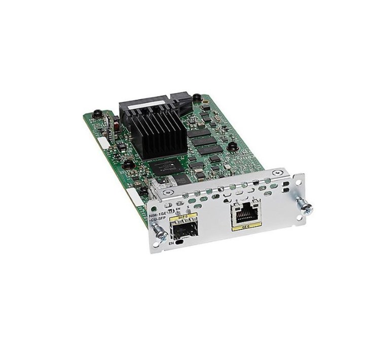 Cis co NIM-1GE-CU-SFP 1-портовый гигабитный Ethernet WAN сетевой интерфейсный модуль NIM-2GE-CU-SFP