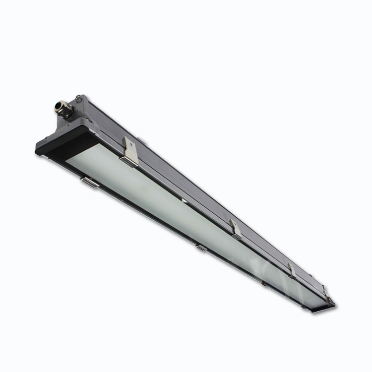 Aluminum body tri proof lights glass lens waterproof canopy light 40w 0-10v dimming led linear lighting led vapor tight fixture