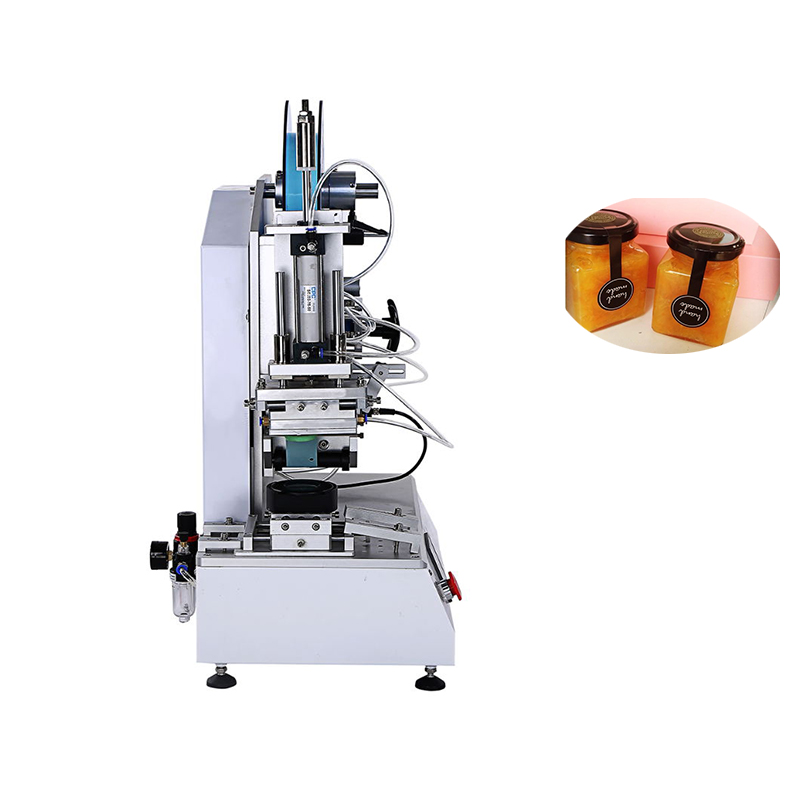 Flat Semi automatic Labeling Machine/semi otomatic double labeling machine flat bottle