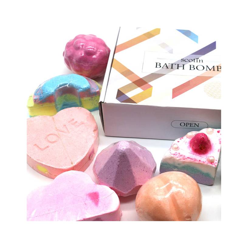Wholesale Hot Selling Private Label Handmade Bubble Fizzer Vegan Natural Organic Bath Bomb Crumble