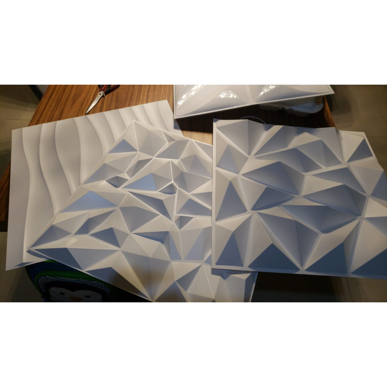 Exterior 3d wall panels decorative siding exterior pvc white 3d wallpaper walls interior home decoration