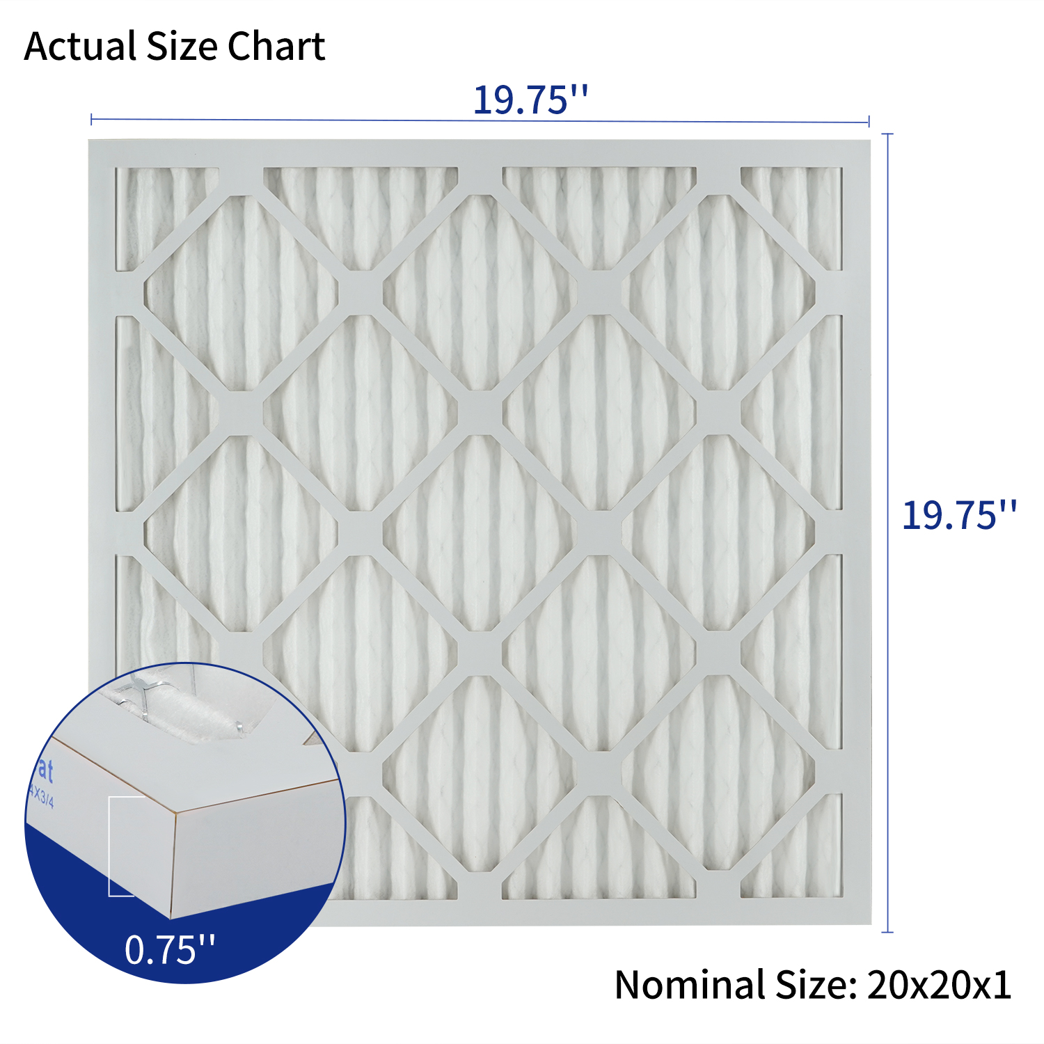 High Quality Good Selling Merv 8 Cardboard Frame Ac Furnace Air Filter Primary Efficiency Air Filter