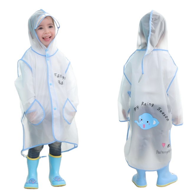 2021 New Cartoon Children Raincoat Waterproof Raincoat For Boys And Girls Children Raincoat