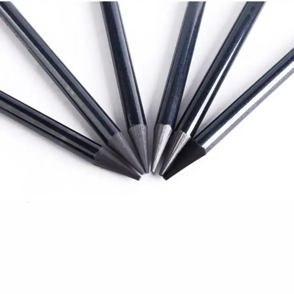Professional 6 pcs/Set Full Charcoal  Woodless Graphite Artist Pencil Student Sketch Painting Art Supplies