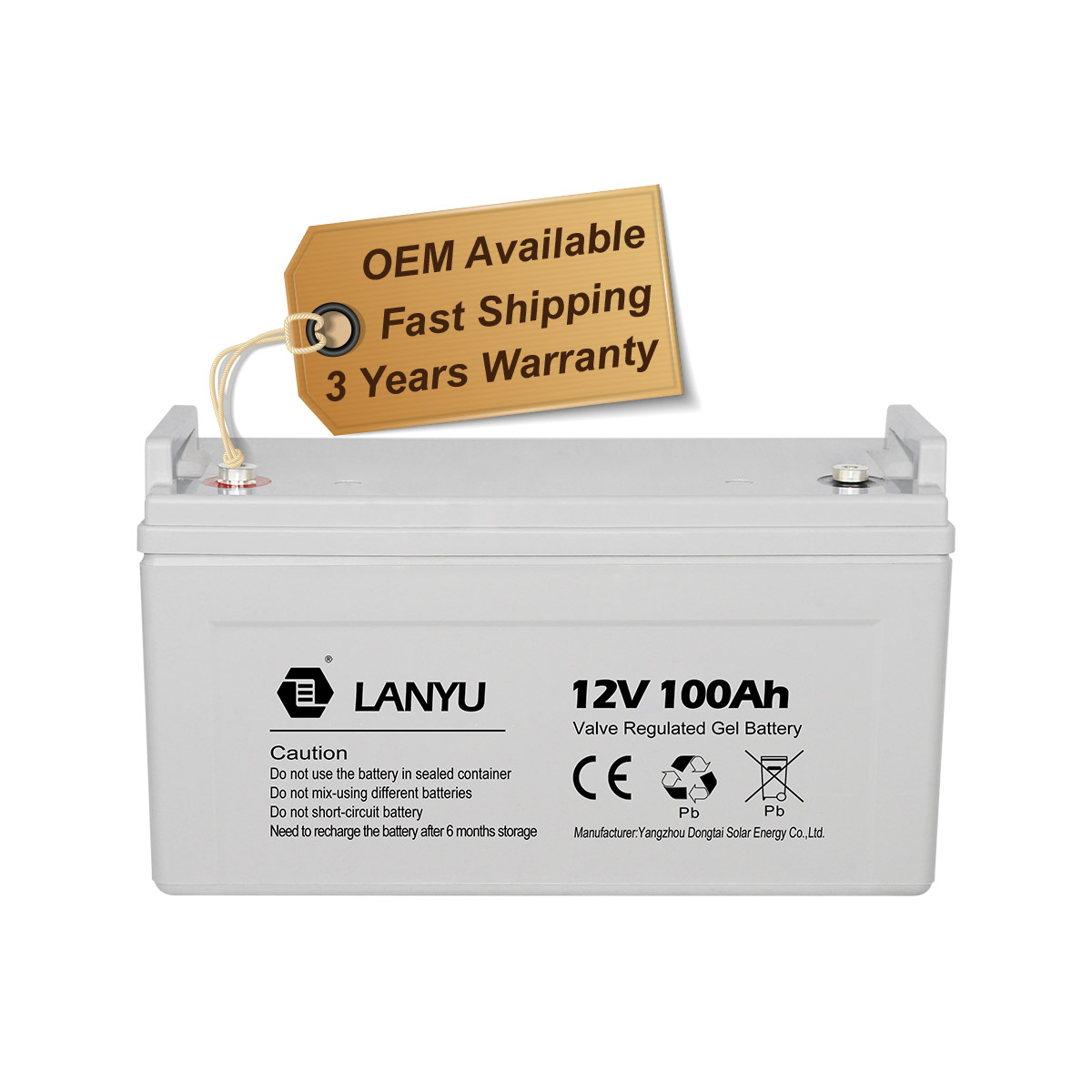 12V 100AH во-первых аккумуляторной батареи гелиевый Аккумулятор для Телеком Бесплатная серый медный герметичный ABS батарея плавающий срок службы 6 ~ 10 лет 30 кг