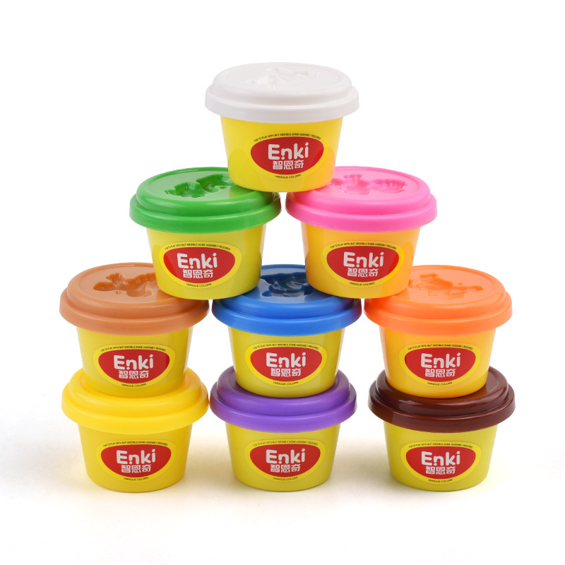 Non-toxic 9 Colors Super Light Play Dough Set DIY Colour Clay Plasticine for Kids