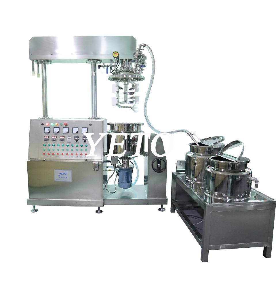 YETO cosmetic making machine vacuum emulsifying machine Cosmetic cream lotion emulsion Mixer vacuum homogenizer mixer