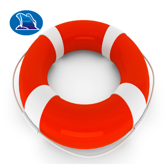 MARINE RED-WHITE LIFE BUOY/SOLAS APPROVED
