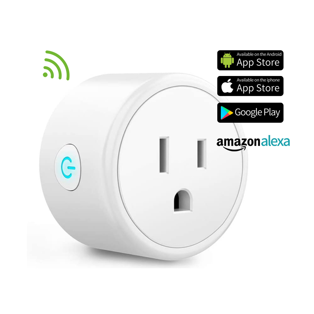 Электрические американские розетки Gsm Tomada Wifi Alexa Google Home Mini Tuya Zigbee Plusgs Amazon Smart Plug