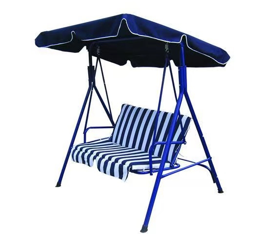 2024 High Quality 3 Seats Steel Frame Garden Swing Chair With Canopy Designs hot-sell outdoor swing chair