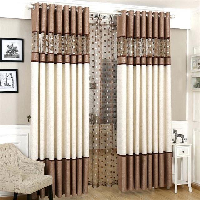 Bindi Hotsale European Style Luxury Curtain Set Curtains Valances For The Living Room