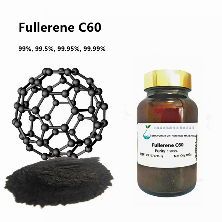 Высокочистый порошок карбона 60 фуллерон C60 99.99% Cas 99685-96-8