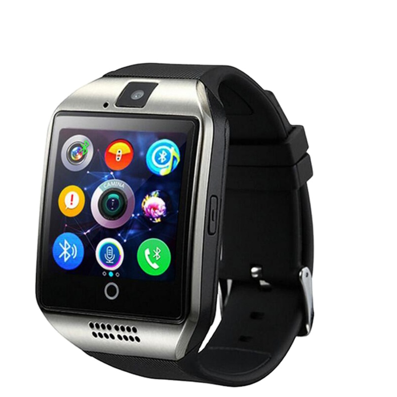 Умные часы с Bluetooth, умные часы Q18, Android, телефонные звонки, 2G, GSM, SIM, TF карта, камера для iPhone, Samsung, умные часы