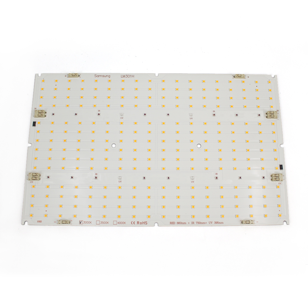 Бесплатная доставка, плата Figolite Grow QB272 Samsung V4 LM301H + Epistar 660 нм + УФ + ИК-переключатель управления (только PCBA)
