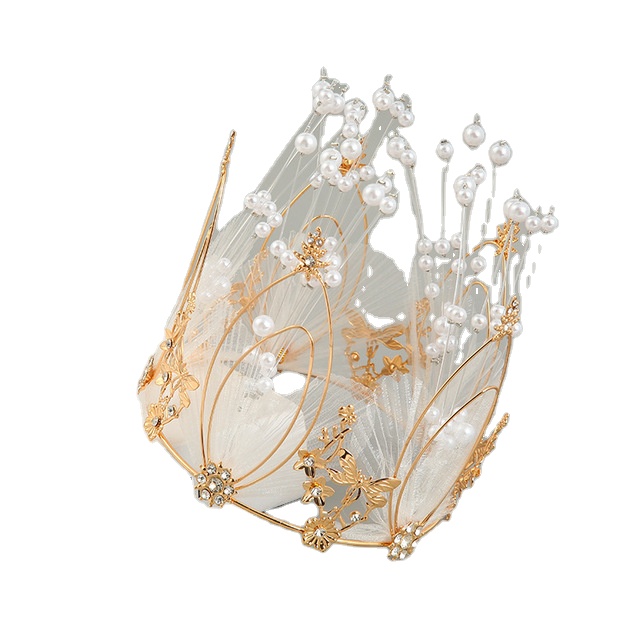 New fairy line dream mesh dragonfly fairy cake decoration Bridal crown baking birthday ornament stall source