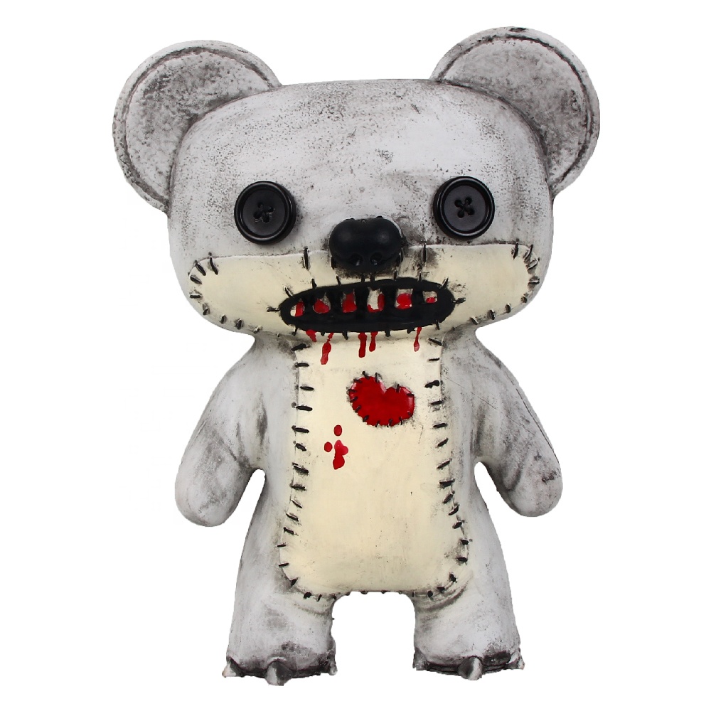 Dropshipping Teddy Scare the Haunted Bear Doll Bear Foam Prop Scary Halloween Party Decoration Accessory