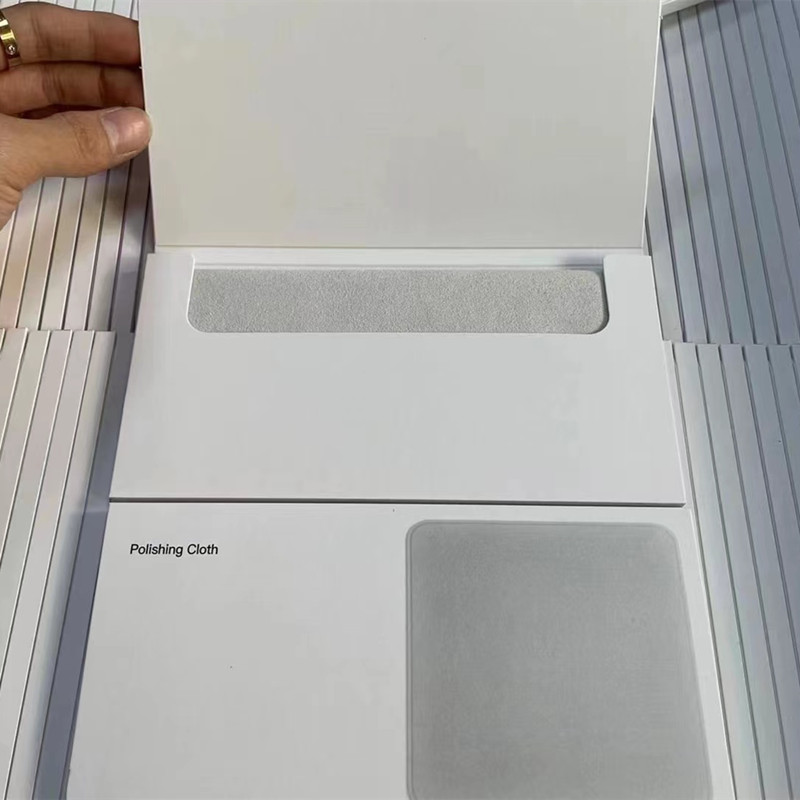 Высококачественная полировальная ткань для Apple, мягкий материал из микрофибры для очистки дисплея Apple, серебряная полировальная ткань