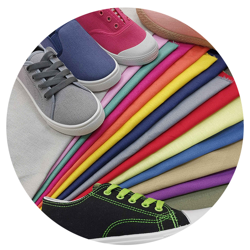 Ready Stock Fast Shipping 100% Cotton Fabrics Shoes Clothing Canvas Fabrics with Custom Designs