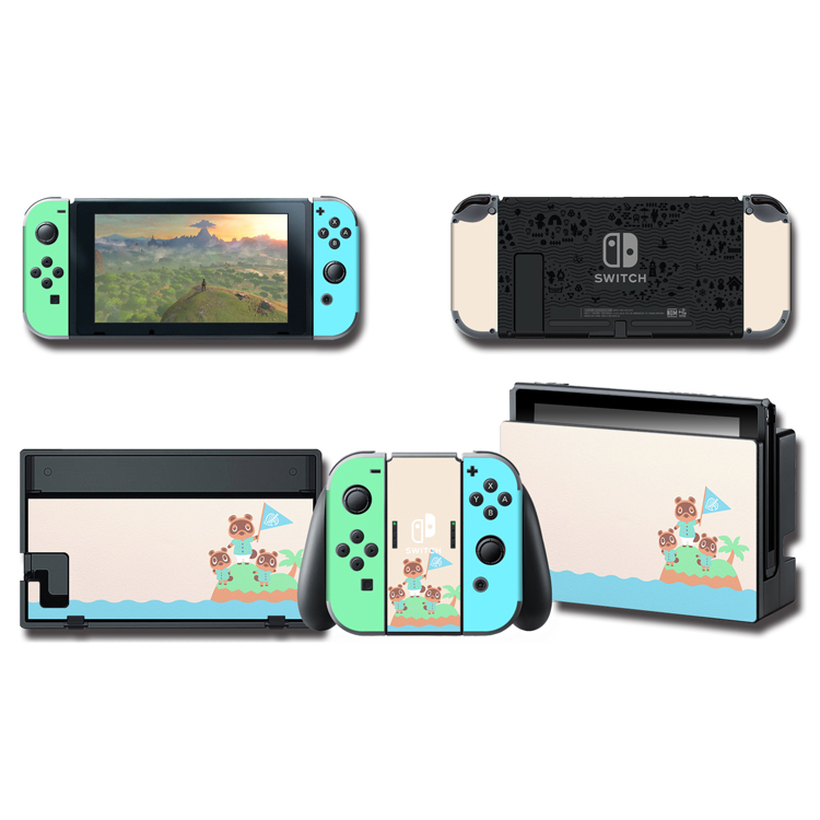 Высококачественная наклейка с изображением животных для Nintendo Switch