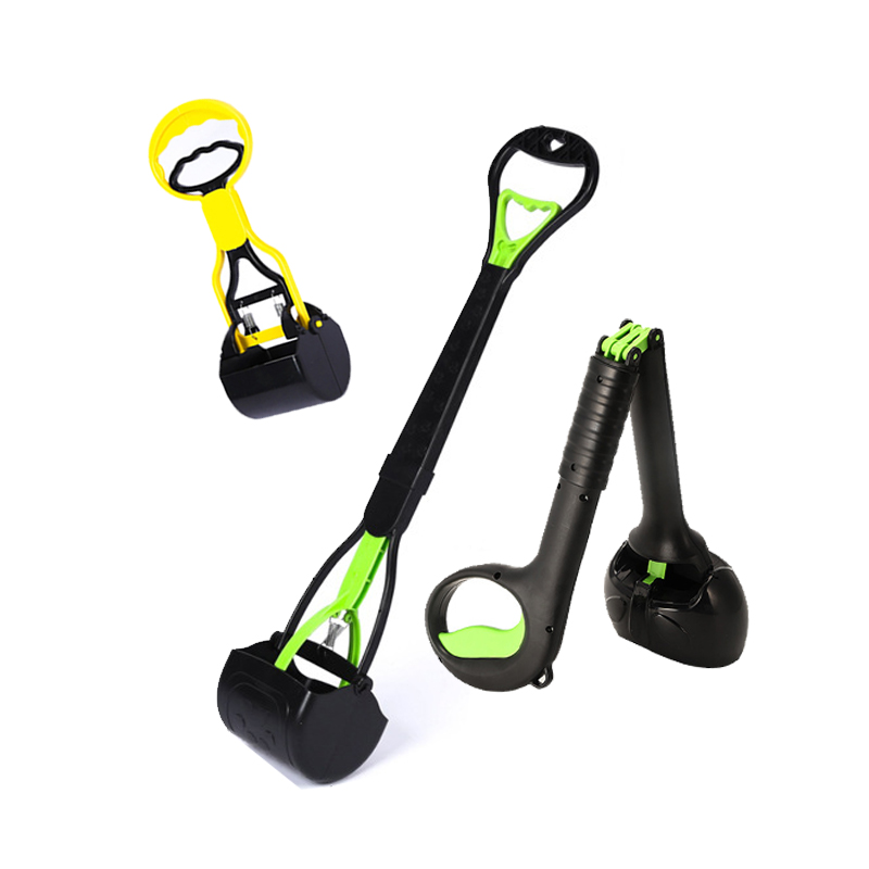 Amazon hot style dog walker pet pooper scooper Foldable storage Poop Scoop Cleaner Dogs Pick Up Waste