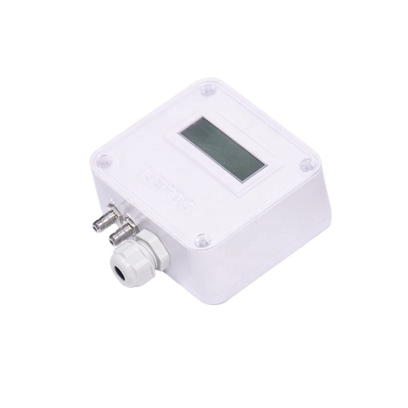 LEFOO air differential pressure sensor transducer transmitter w/t or w/o display 24VDC/VAC